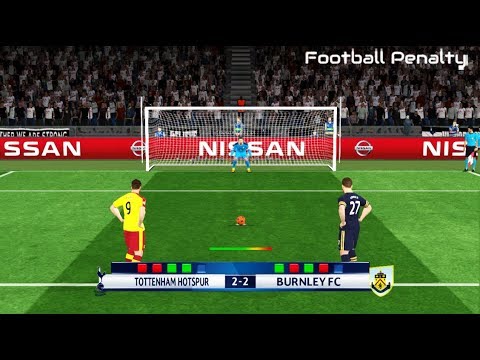 托特納姆熱刺VS伯恩利｜點球大戰｜PES2017遊戲規則 (Tottenham Hotspur vs Burnley | Penalty Shootout | PES 2017 Gameplay)