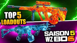 le TOP 5 des CLASSES "META" sur la SAISON 5 de WARZONE ! (vous devez essayer)