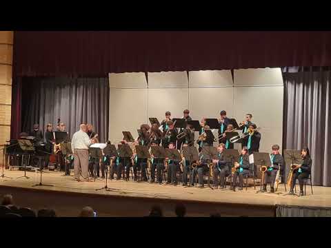 Elkhart HS Freshman Division Lab Ensemble at ISSMA Jazz Festival 3-2-24 Rumble Bee by Victor Lopez