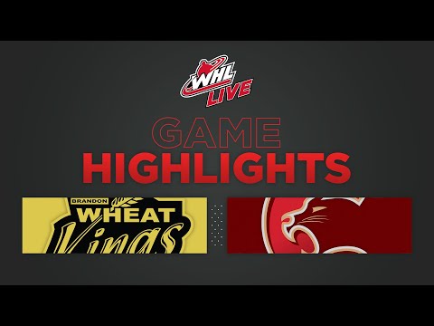 WHL Highlights: Wheat Kings (2) at Cougars (1) - October 12, 2022