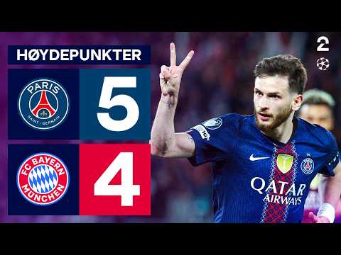 Paris Saint-Germain 5 - 4 FC Bayern München - Høydepunkter