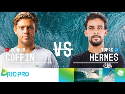 Conner Coffin vs. Tomas Hermes - Round Two, Heat 11 - Oi Rio Pro 2018
