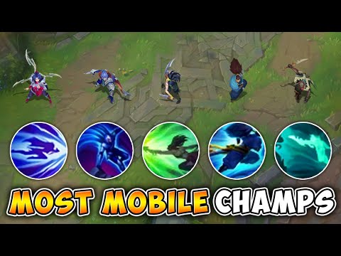 WE PLAYED THE 5 MOST MOBILE CHAMPS IN THE GAME! (GOOD LUCK ENEMY TEAM)
