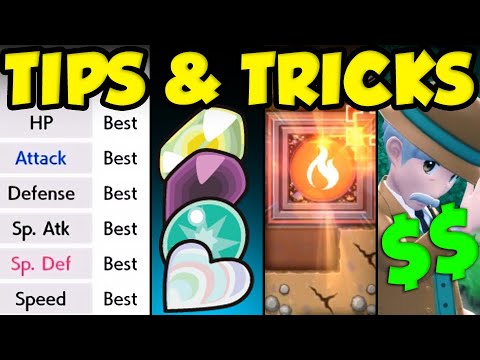 BEST TIPS AND TRICKS FOR POKEMON BRILLIANT DIAMOND AND SHINING PEARL / Top 10 Tips Pokemon BDSP!