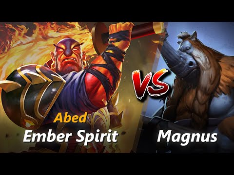 How to Ember Spirit mid vs Magnus (feat. Abed) | First 7 minutes