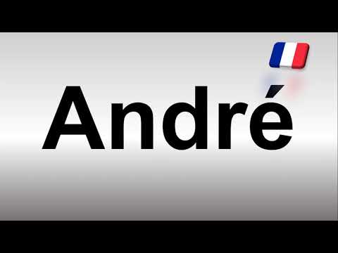 How to Pronounce André (French)