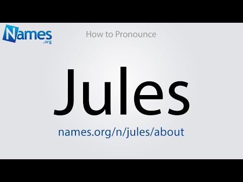 How to Pronounce Jules