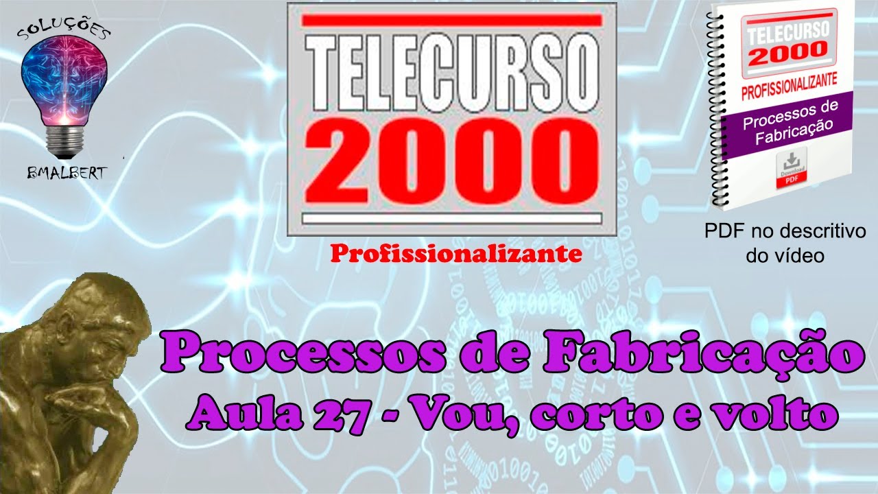 Telecurso 2000 - Processos de Fabricação - 27 Vou, corto e volto