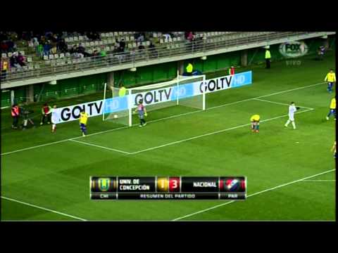 Copa Sudamericana: Universidad de Concepción 1 vs Nacional (P) 3