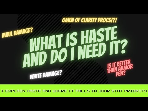 Do you want Haste? - TBC Classic -  Feral Druid