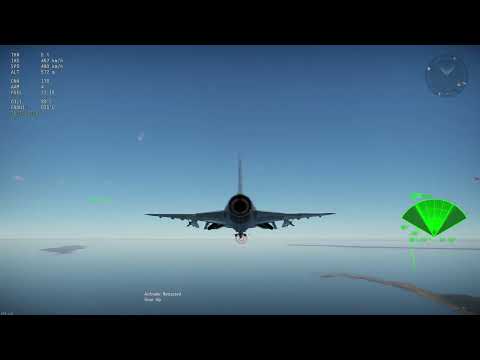 War thunder J35 draken perfect cobra maneuver