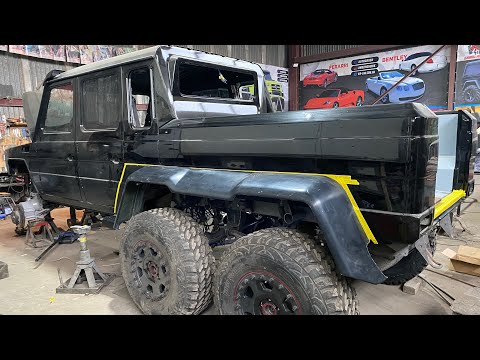 Mercedes Benz G Class 6x6 homemade - building a homemade 6x6.