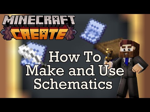 How to Use Schematics in the Create Mod | Full Guide #createmod #minecraft #minecrafttrains