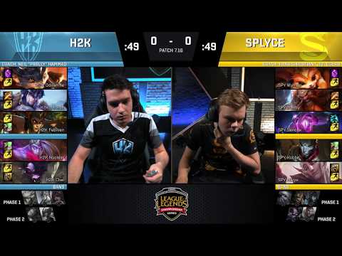 H2K vs SPY game 1 highlights | Regional Qualifier | EU LCS Summer Split | H2K vs Splyce