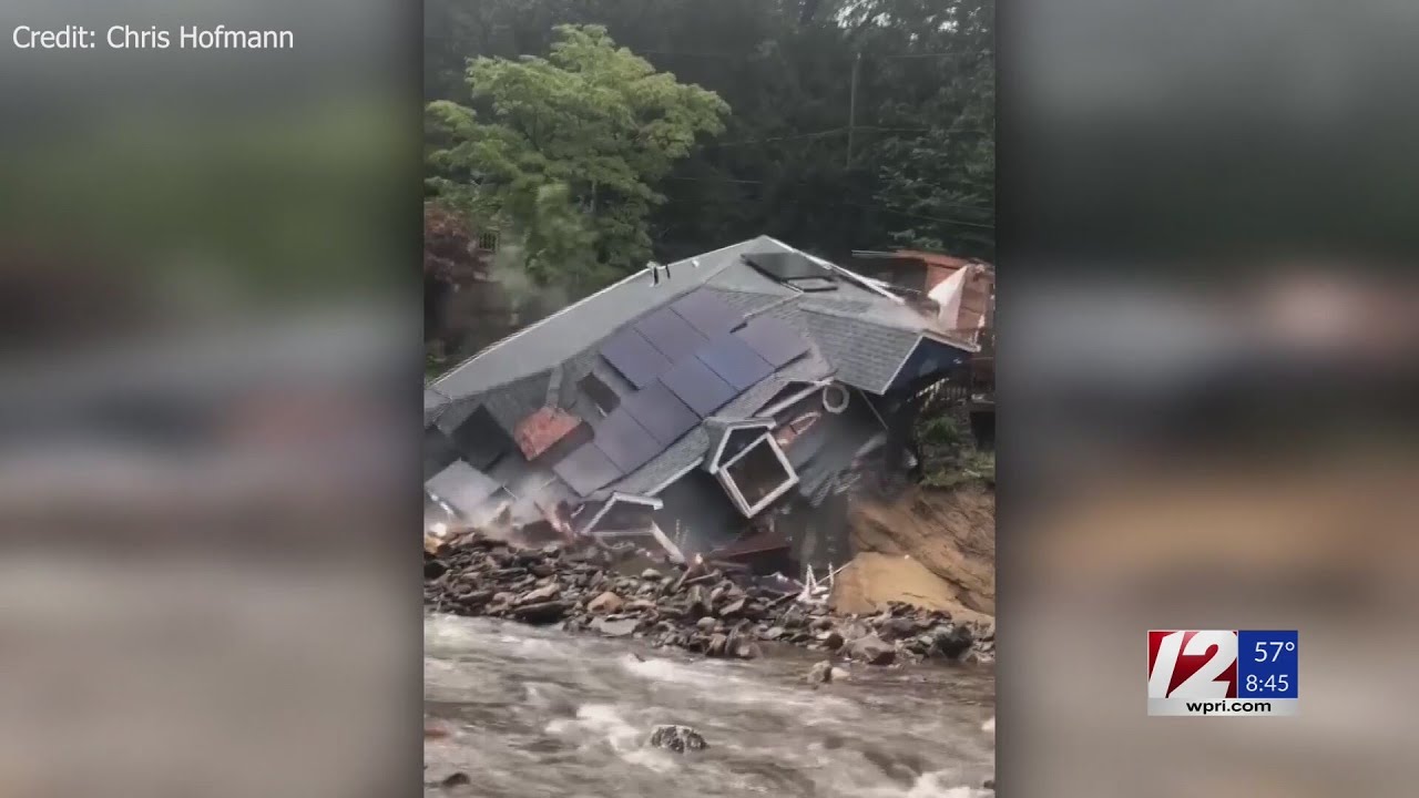 CT single mom saves son’s teddy bear before home collapses into flood water