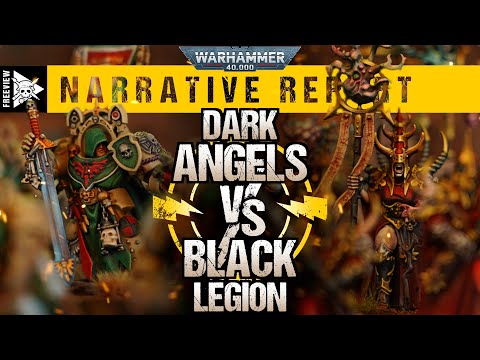 Dark Angels vs Black Legion | 40K Boarding Action Battle Report