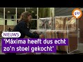 Kees maakt stoelen van afval, zelfs Maxima heeft er al één in huis