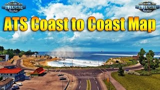 ATS Mods Coast to Coast Map American Truck Simulator