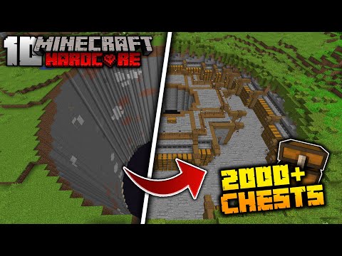 I Build a HUGE AUTOMATIC Sorting System in Minecraft Hardcore... (#10)