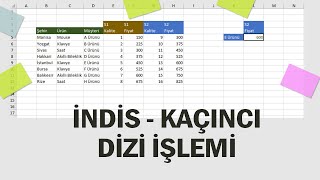 Çok koşullu aramalarda İndis - Kaçıncı kullanımı (INDEX - MATCH) | Exc