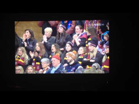 Frederick Roy goes crazy at the 2013 Spengler Cup