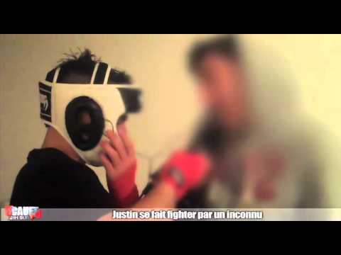 Justin se fait fighter par un inconnu - C'Cauet sur NRJ