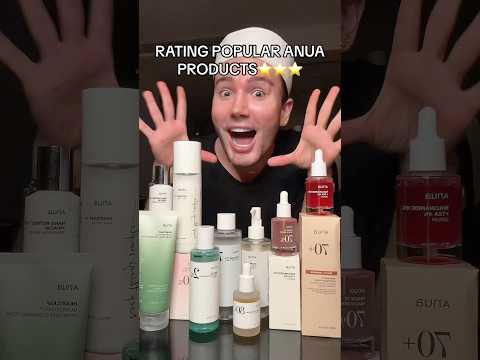 RATING POPULAR ANUA PRODUCTS!⭐️ (follow for more💗) #kbeauty #koreanskincare #skincare #skincaretips
