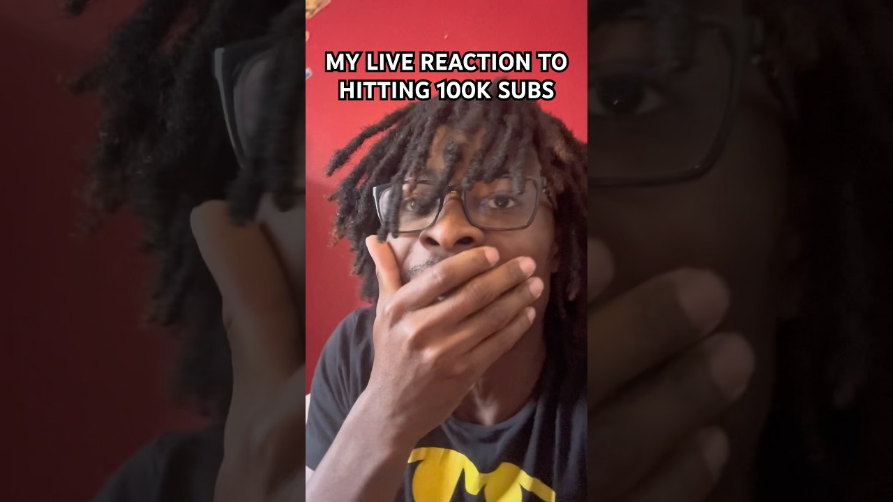 MY LIVE REACTION TO HITTING 100K‼️😁
