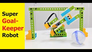 Super Goalkeeper 2 ways with Random and Sensors | LEGO Wedo 2.0