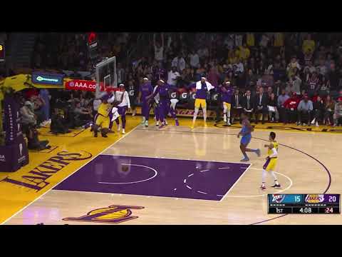 Lebron James and Lakers go Crazy with so many Dunks against OKC | Thunder vs Lakers | NBA