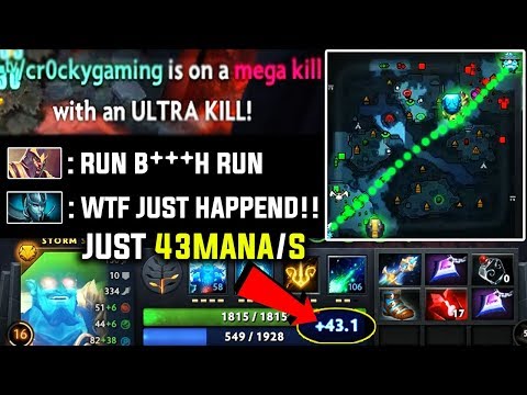The Most Amazing Ultra Kill You've Ever Seen - Just 43Mana/s Was Enough Dota 2