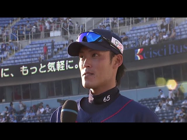 ライオンズ・斉藤彰選手ヒーローインタビュー 2018/6/24 M-L