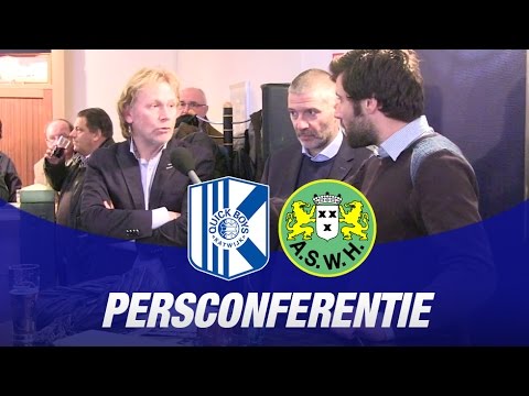 Persconferentie Quick Boys - ASWH