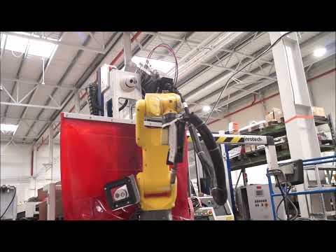 2017 Fanuc 200iD7L 6 Axis Welding Robot with Kemppi A7 450 A Welder and R-30iB Plus Controller  