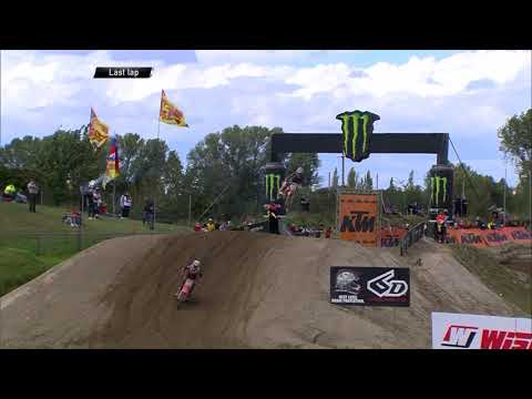Coldenhoff  passes Prado and battled with Gajser - MXGP Race 1 - MXGP of Europe...