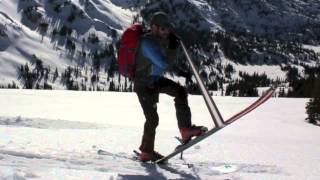 Backcountry skiing tip - How to remove your climbing skins with out taking your skis off