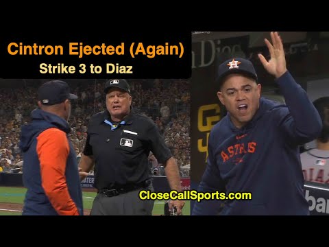 E174 - Alex Cintron Ejected (Again) as Astros Assistant Coach Argues Brian O'Nora's Strike Zone