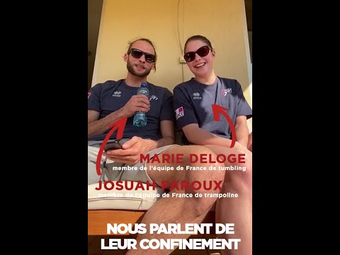 FFGym - Gymnaste & Confiné - Le confinement à deux de Marie Deloge et Josuah Faroux