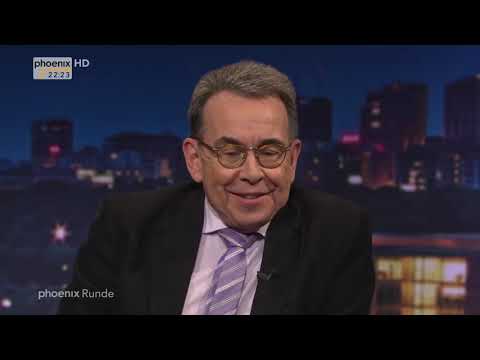 phoenix Runde zu "Donald Trump droht mit Strafzöllen -  Kommt der Handelskrieg ? " vom 7. März 2018