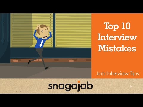 Job Interview Tips Part 29 Top 10 Job Interview Mistakes