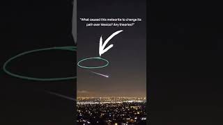 Meteorite Bends Through Earth’s Atmosphere Changes Path 🌍💫