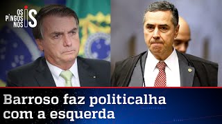 Bolsonaro denuncia covardia moral do ministro Barroso