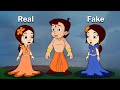 Chhota Bheem Real VS Fake Indumati Cartoons For Kids Fun Kids Videos