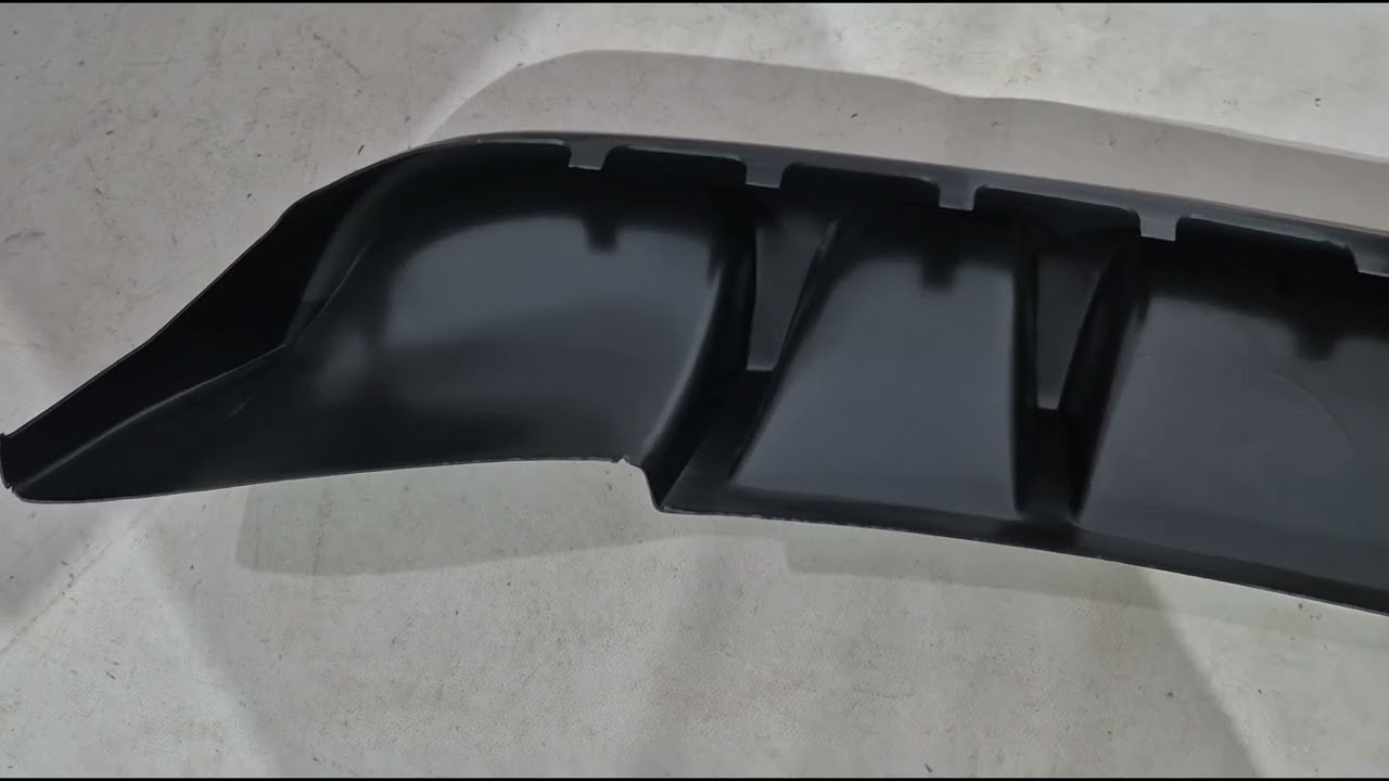 Volkswagen Golf 6 2008–2014 Zadní difuzor DPT V-3 (pro GTI, lesklá černá) Video 1