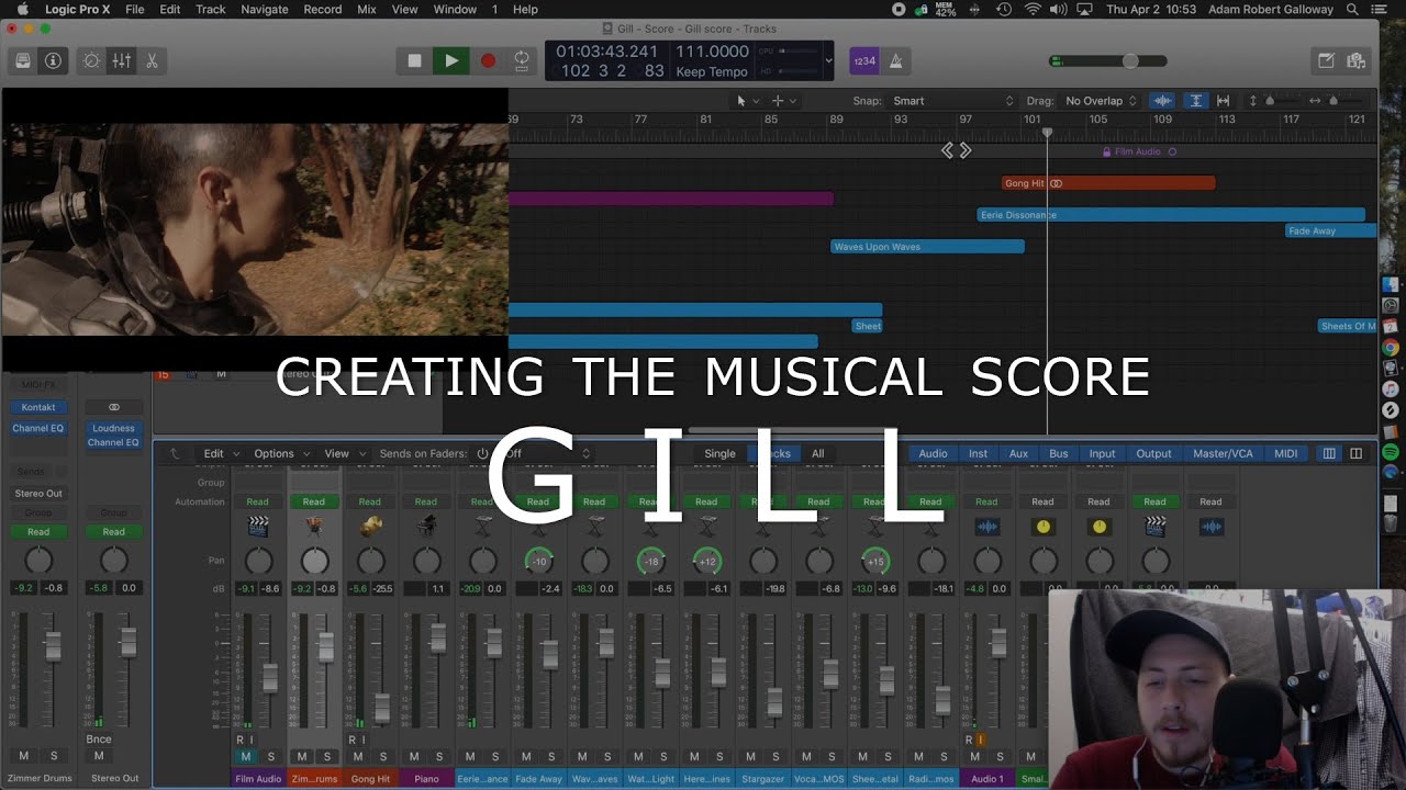 BTS - Creating the musical score