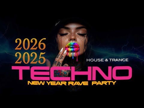 Techno House Mix & Trance "NEW YEAR RAVE  PARTY 2025/2026"🕳Remixes Of Popular Songs.By AnfaPinto