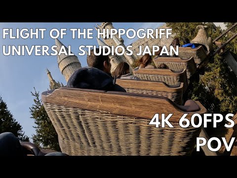 Flight of the Hippogriff POV 4K 60 fps  - Universal Studios Japan 2025