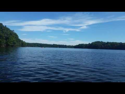 Kayaking at Cochituate state Park, Natick Massachusetts.
