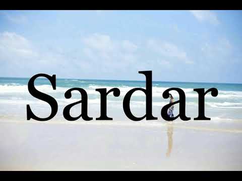 How To Pronounce Sardar🌈🌈🌈🌈🌈🌈Pronunciation Of Sardar