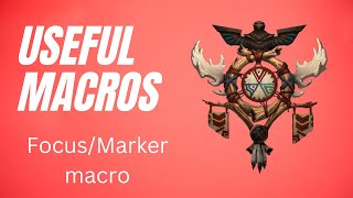 Focus macro. Plus marker. They macro you never knew you needed
